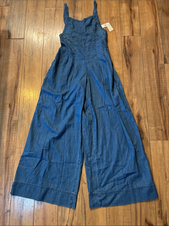 aerie Pants - aerie Denim Jumpsuit - Medium Blue